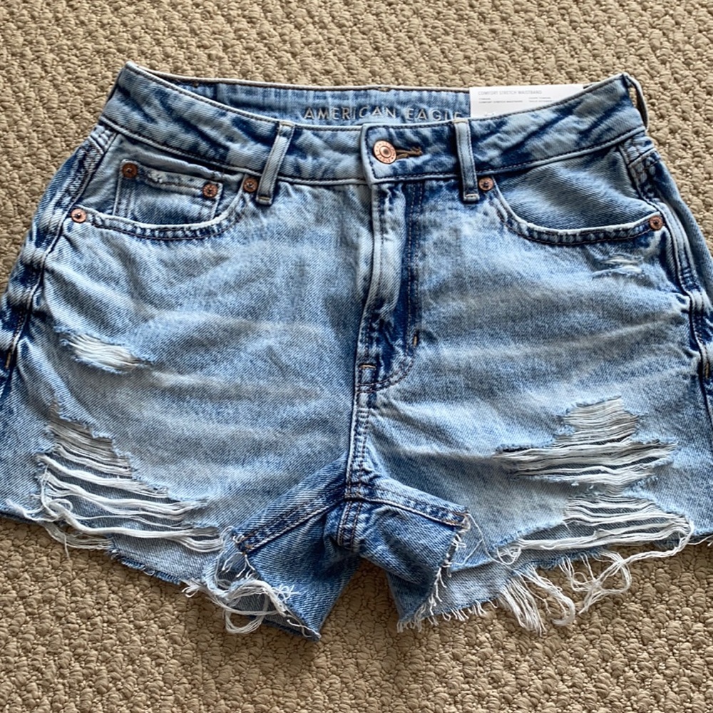 american eagle never worn jean shorts
